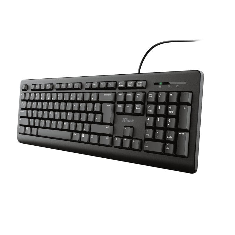 Trust Primo tastiera Medico USB Nordic Nero (Trust Primo - tastatur - QWERTY - Holl)