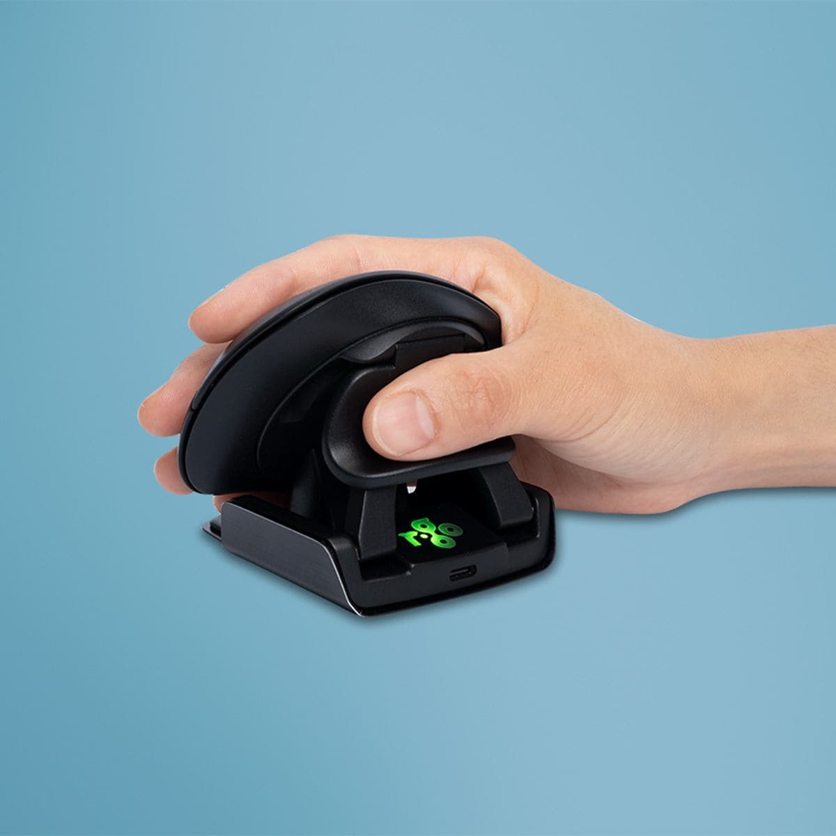 R-Go Tools Mouse ergonomico R-Go Twister, con software di pausa, ambidestro per destra e sinistra, pieghevole, Bluetooth e con cavo (R-GO TWISTER ERGONOMISCHE MAUS - ERGONOMIC MOUSE - WIRED/WIRELESS)