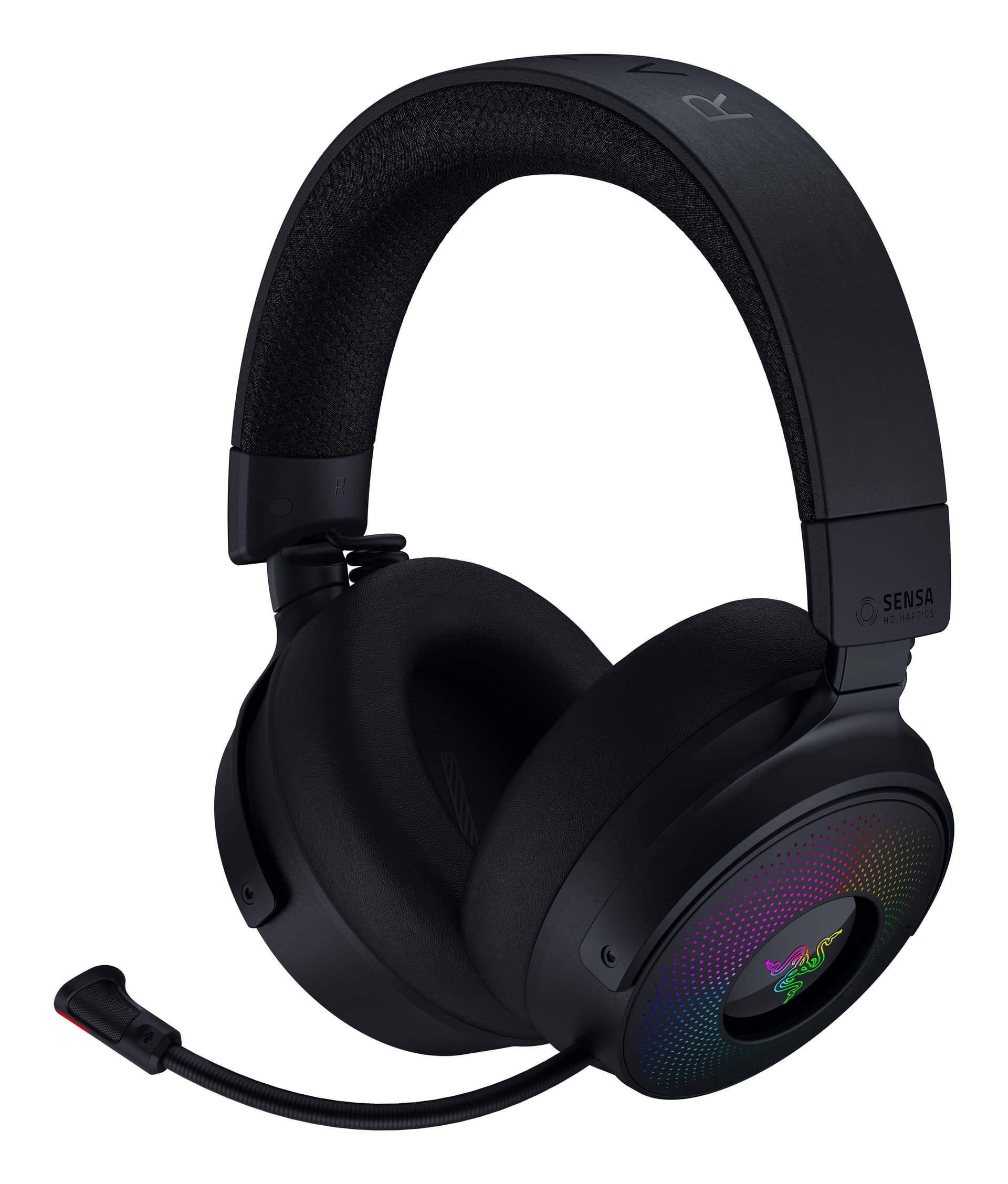 Razer Kraken V4 Pro Auricolare Con cavo e senza cavo A Padiglione Gaming USB tipo A Bluetooth Nero (RAZER KRAKEN V4 PRO W/L HEADSET BLACK)