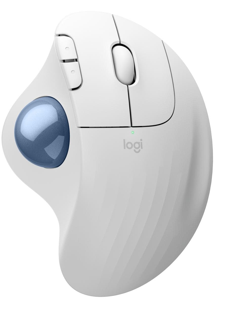 Logitech ERGO M575S (ERGO M575S Wireless - Trackball, white - Warranty: 12M)