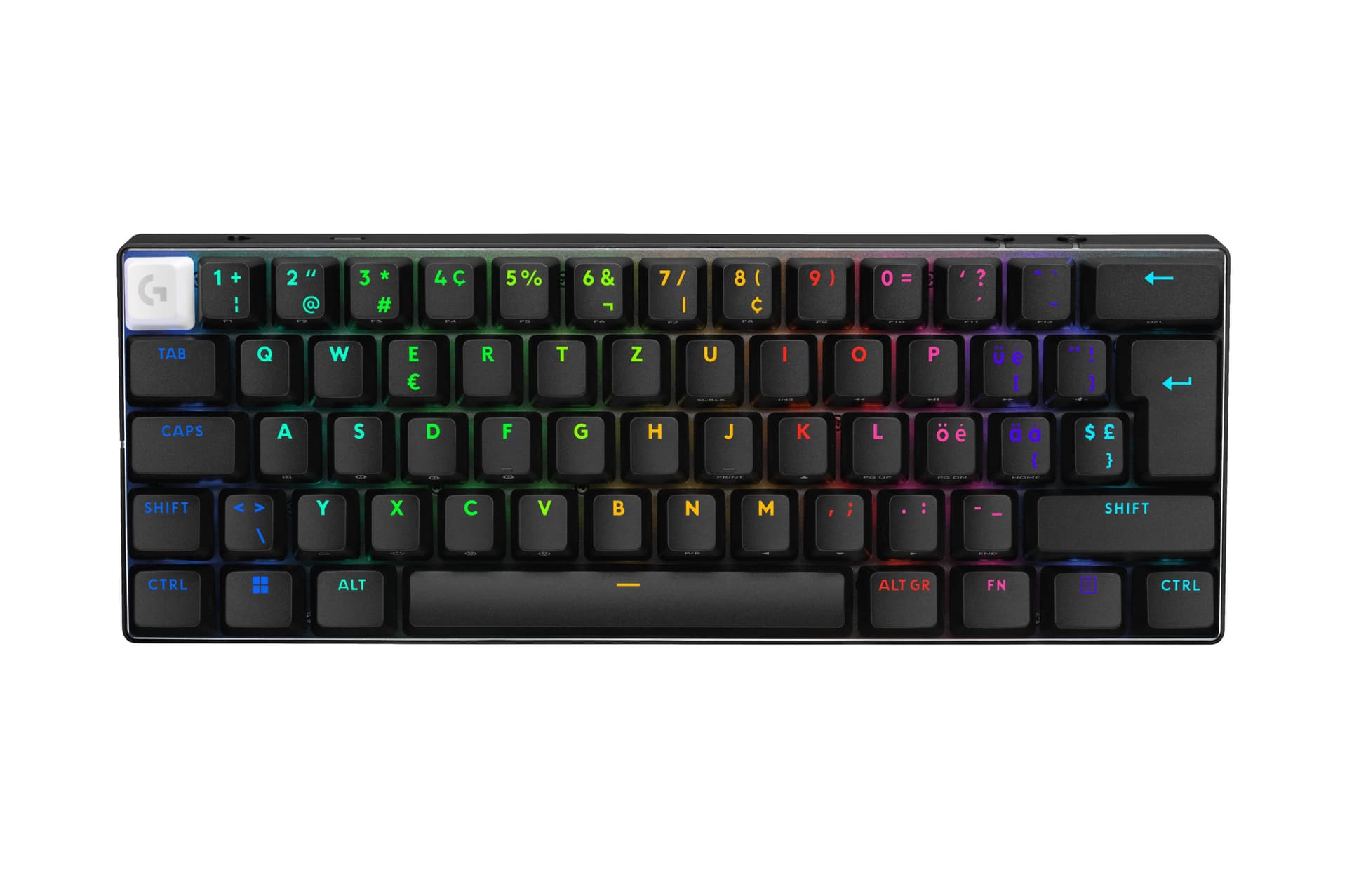 Logitech G PRO X 60 (PRO X 60 LIGHTSPEED WRLS G KB - TACTILE-BLACK-CH-EMEA28I-935) - Versione Tedesca