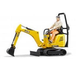 BRUDER Escavatore JCB 8010 CTS (BRUDER bworld - JCB Micro Excavator 80)
