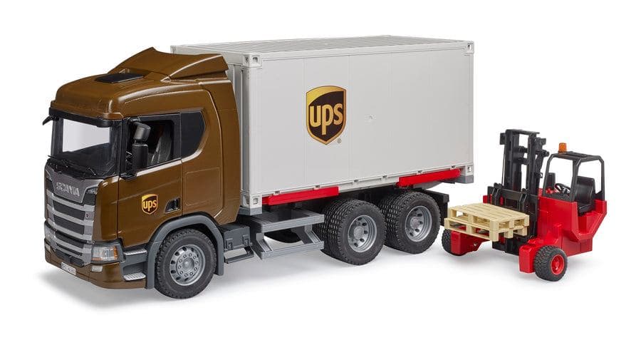 BRUDER SCANIA Super 560R UPS Logistics Truck (BRUDER Scania Super 560R Logistik LKW)
