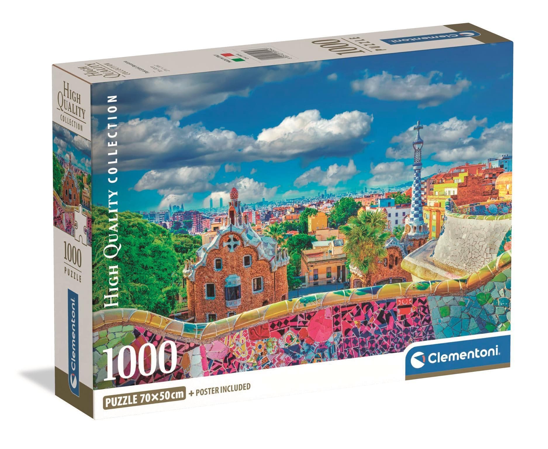 Clementoni 1000 pcs. CB Park GЭell Barcelona (1000 pcs. CB Park Güell Barcelona)
