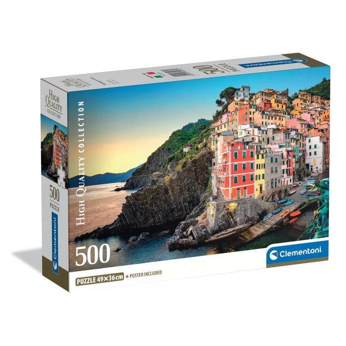 Clementoni High Quality Collection 35576 puzzle 500 pz Landscape (500 pcs. CB HQC Riomaggiore Coast)