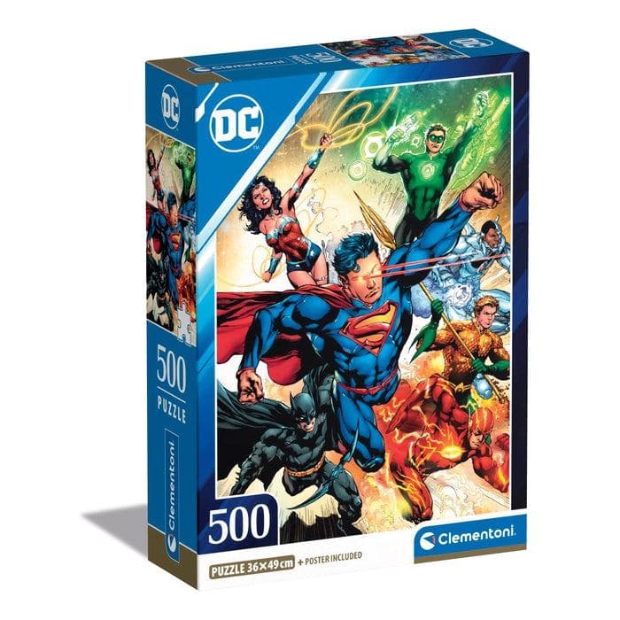 Clementoni DC Puzzle 500 pz Fumetti (Compact)