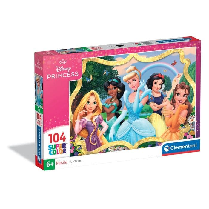 Clementoni Supercolor 25058 puzzle 104 pz Cartoni (104 pcs Puzzles Disney Princess)