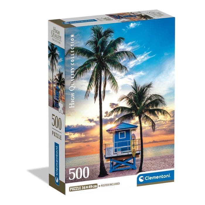 Clementoni High Quality Collection 35574 puzzle 500 pz Landscape (500 pcs. CB HQC Miami Beach Florida)