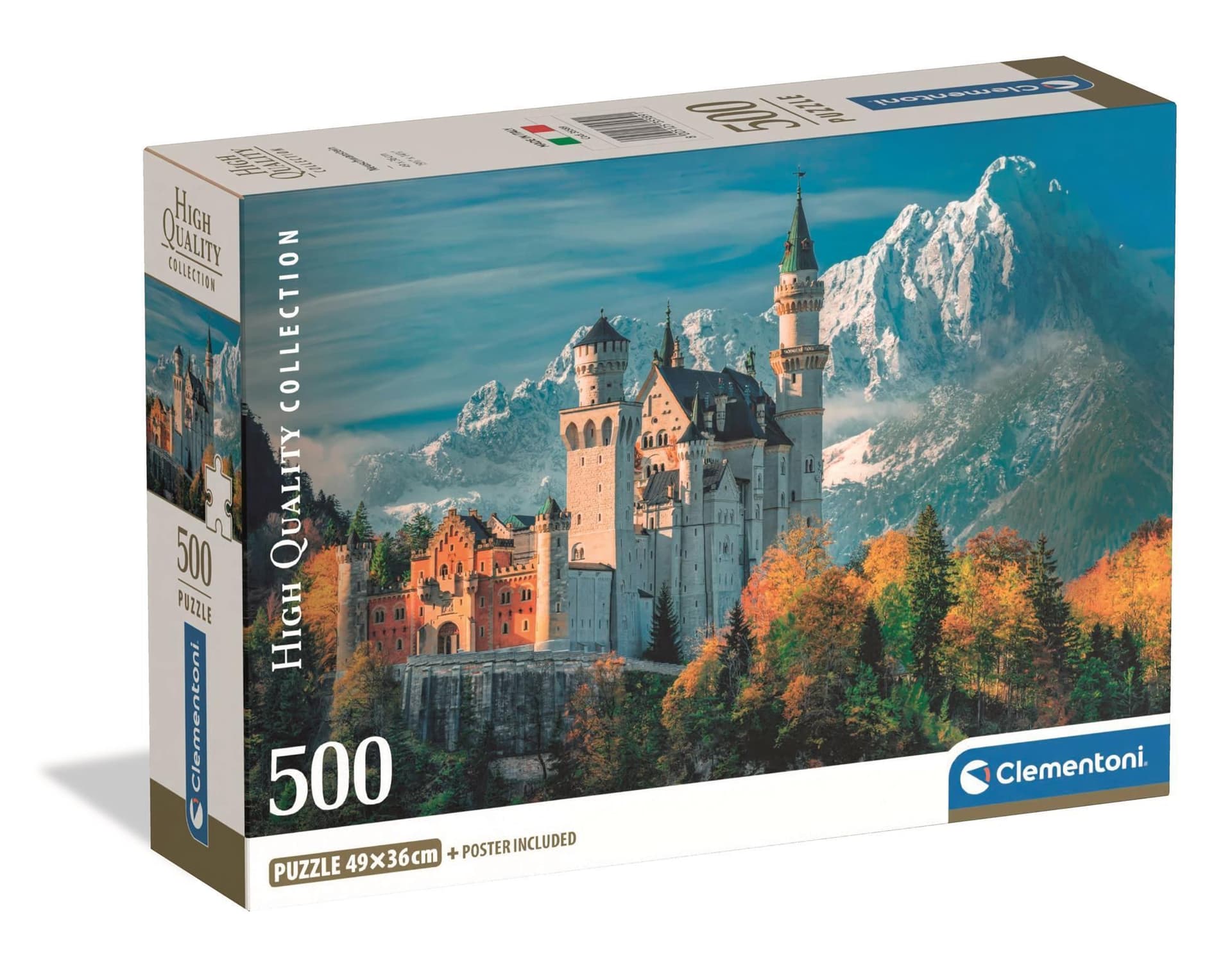 Clementoni 500 pcs CB HQC Neuschwanstein (500 pcs CB HQC Neuschwanstein)