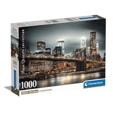 Clementoni New York Skyline Puzzle 1000 pz Città (1000 Compact New York)
