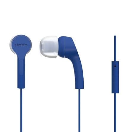 Koss KEB9i Cuffie Cablato In-ear Musica e Chiamate Blu (Koss Headphones KEB9iB In-ear, 3.5mm [)
