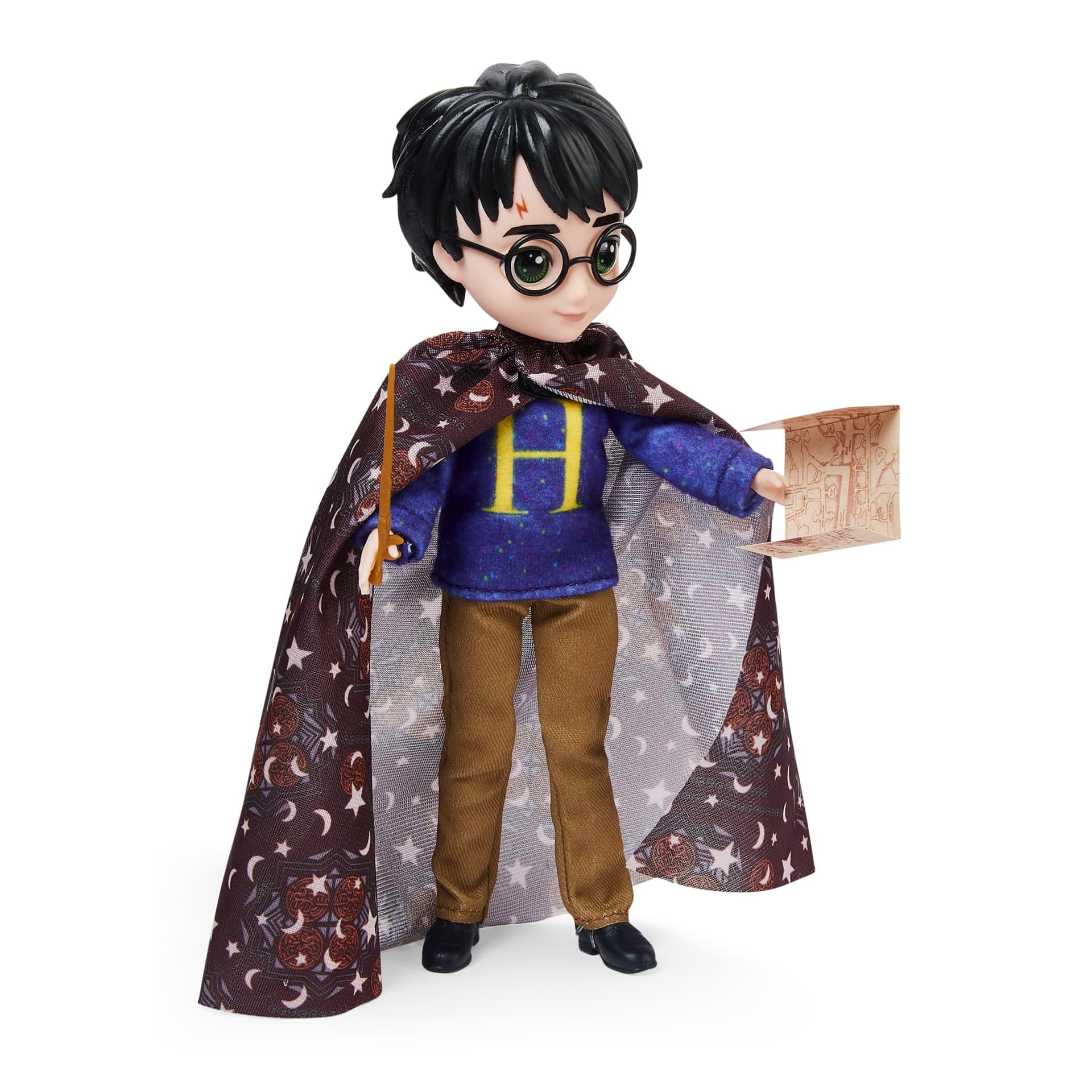 Wizarding World Harry Potter, set regalo bambola Harry Potter da 20,3 cm con Mantello dell'Invisibilità e 5 accessori per bambola, giocattoli per bambini dai 6 anni in su (Spin Master Wizarding World Harry Pott)