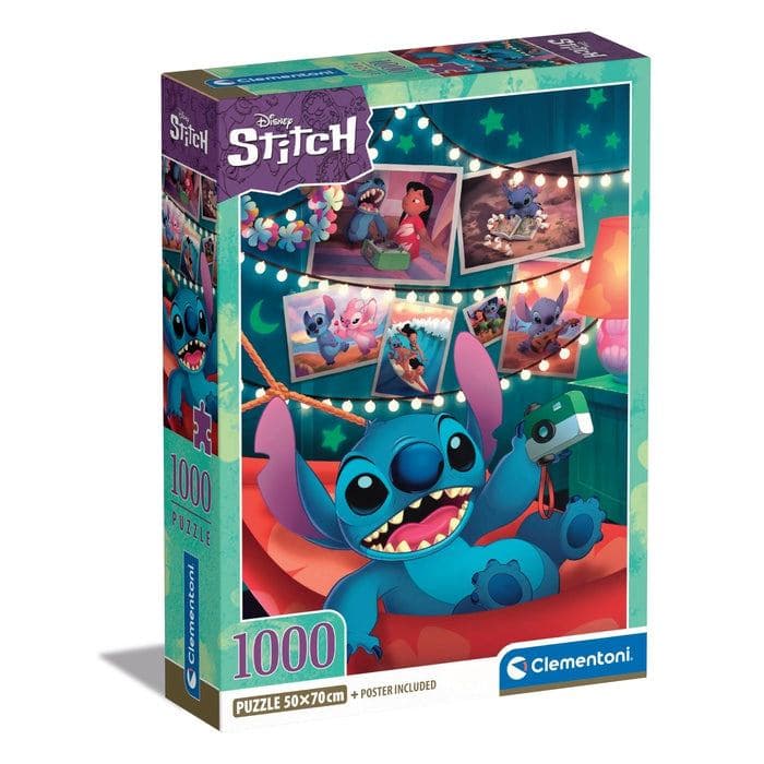 Clementoni 39793 puzzle 1000 pz Cartoni (Stich)