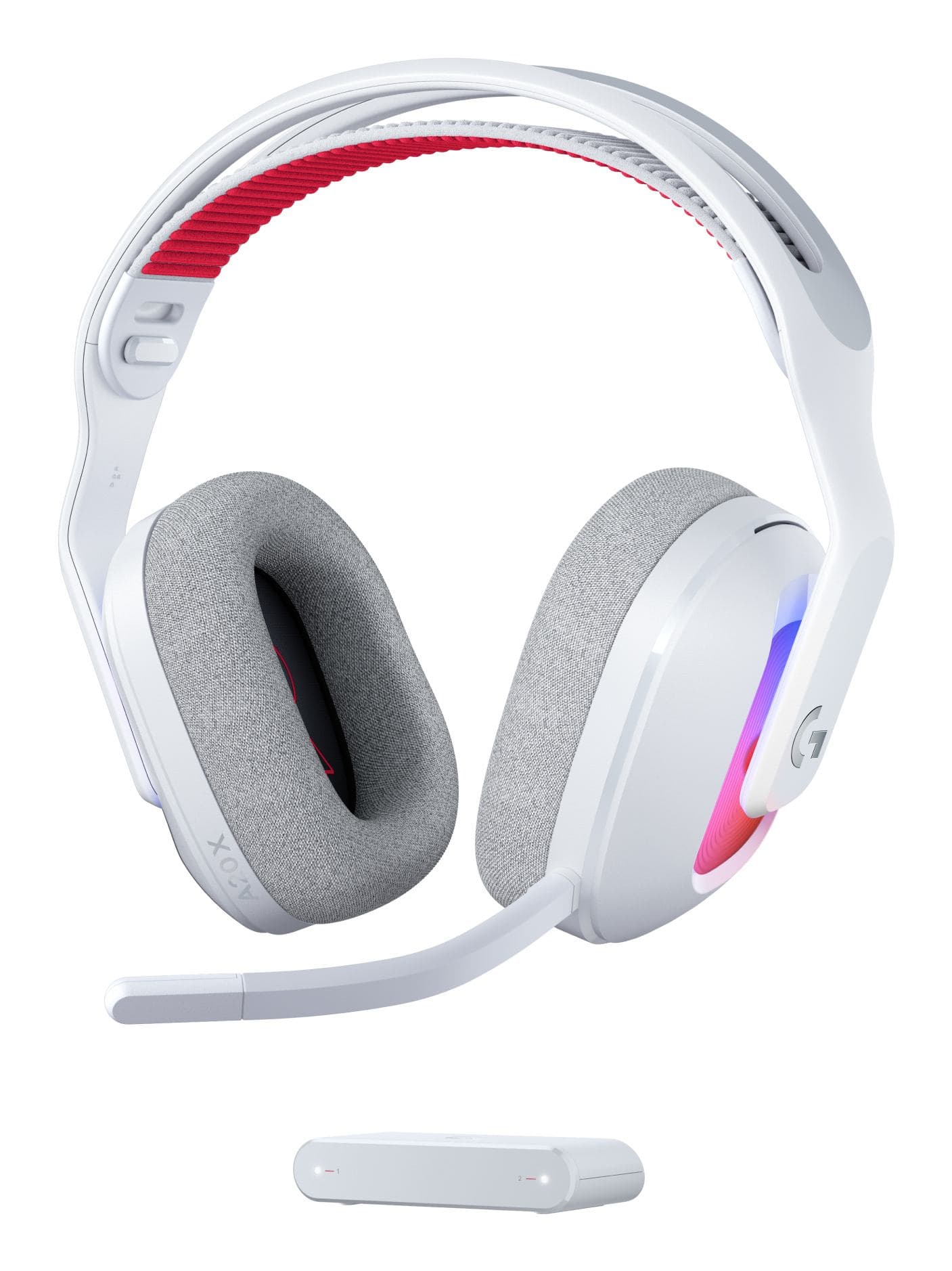 Logitech G Astro A20 X Auricolare Con cavo e senza cavo A Padiglione Gaming USB tipo-C Bluetooth Bianco (A20 X GAMING HEADSET - WHITE - EMEA28I-935)