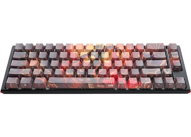 Ducky One3 SF Doom Limited Edition tastiera Gaming USB QWERTY Inglese UK Multicolore (Ducky x DOOM SF 65% Gaming Keyboard Limited Edition Cherry MX Speed Silver Switc) - Versione UK