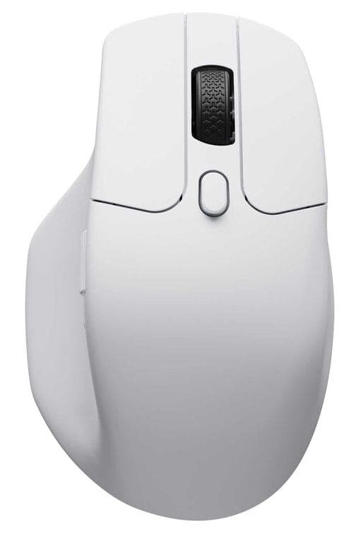 Keychron M6 mouse Universale Mano destra RF Wireless + Bluetooth + USB Type-C Ottico 26000 DPI (M6-A28 ULT SILENT WIRELESS MOUSE WT)