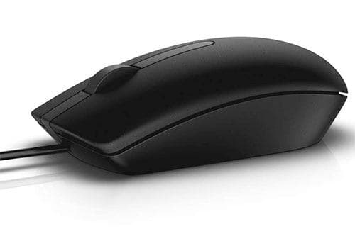 DELL MS116 mouse Ufficio Ambidestro USB tipo A Ottico 1000 DPI (Optical Mouse-MS116 Black - Warranty: 12M)